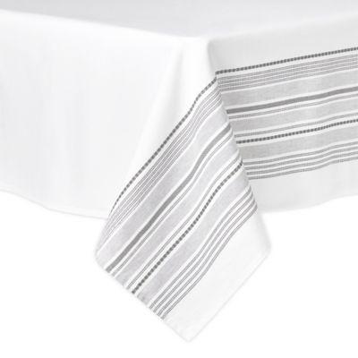 Artisanal Kitchen Supply® Ashbury 60-Inch x 102-Inch Oblong Tablecloth in White