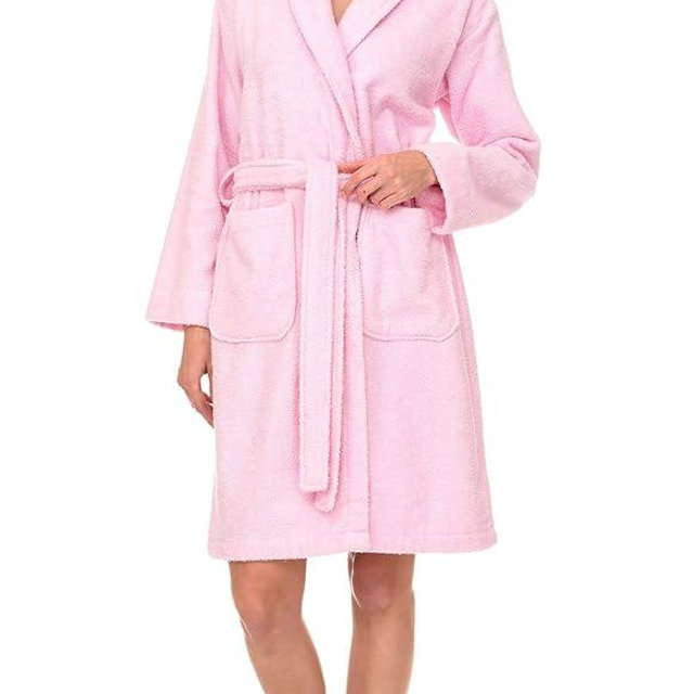 TowelSelections Women’s Robe, 100% Cotton Short Terry Shawl Bathrobe