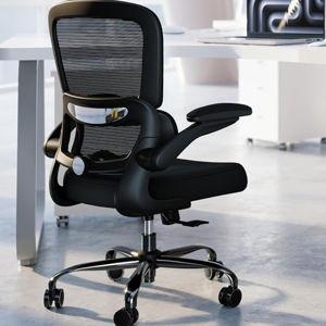 TRALT Ergonomic Desk Chair with Adjustable Lumbar Support (Black)