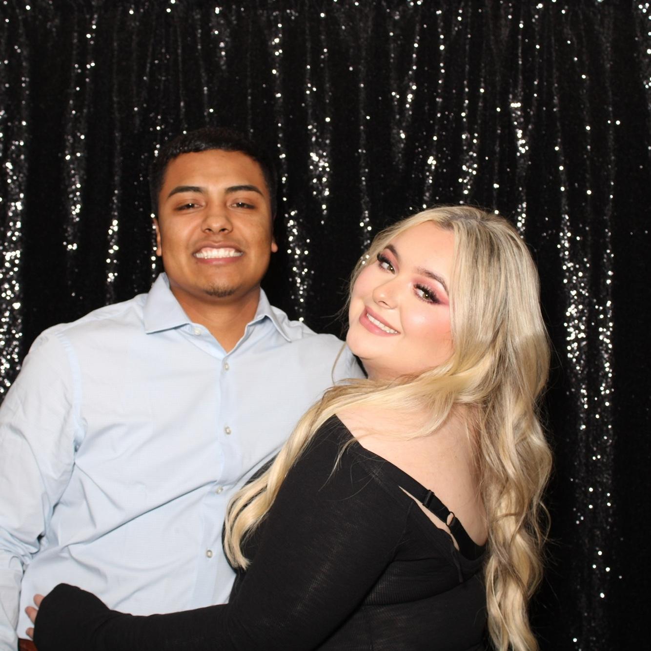 us at Taylor & Dev'n's Wedding