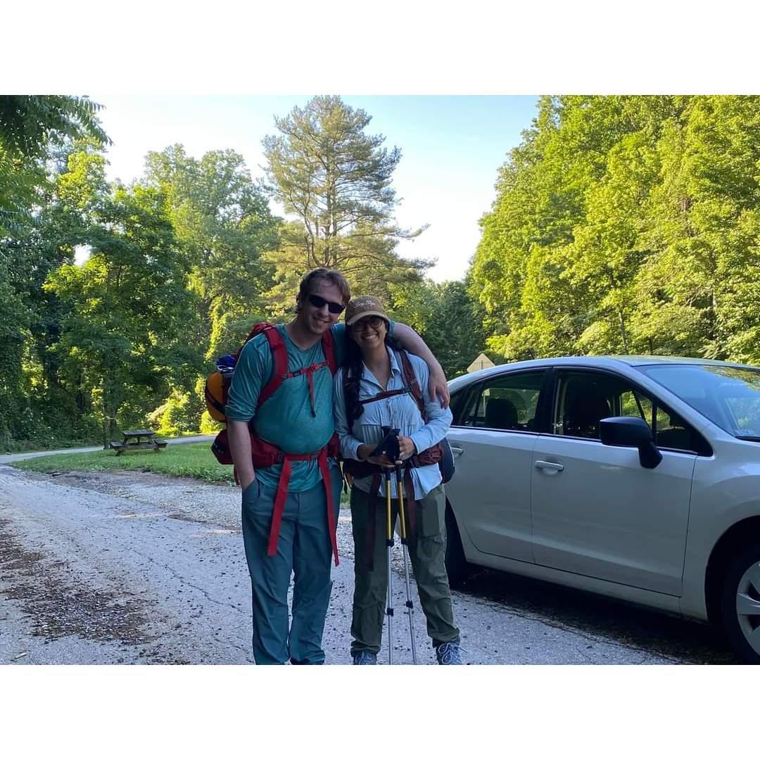 Backpacking in Virginia.