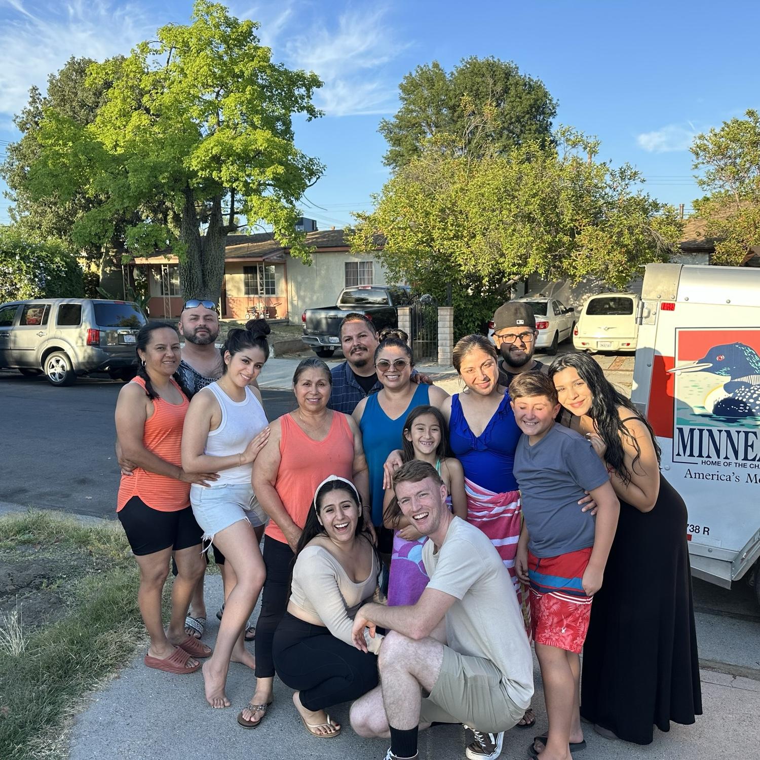 The day we moved!