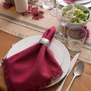 Heavyweight Fringed Napkin, Set of 6