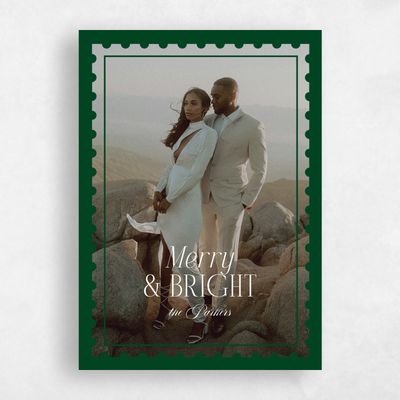Forest, Green Holiday Card - Brynwood Portrait