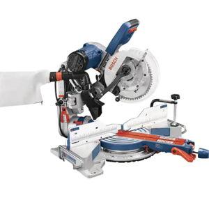 Bosch 15 Amp Corded 10 in. Dual-Bevel Sliding Glide Miter Saw with 60-Tooth Carbide Saw Blade CM10GD