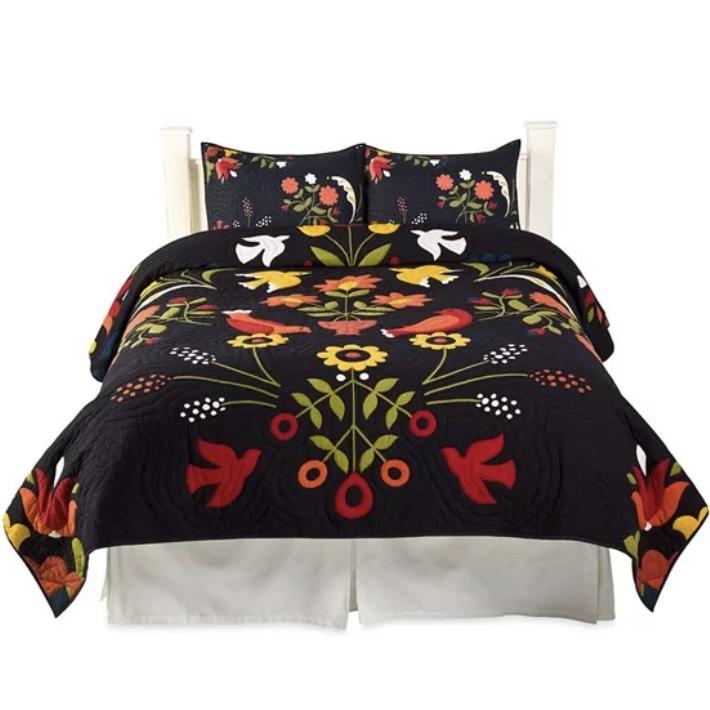 Ansley 100% Cotton 3 Piece Quilt Set
