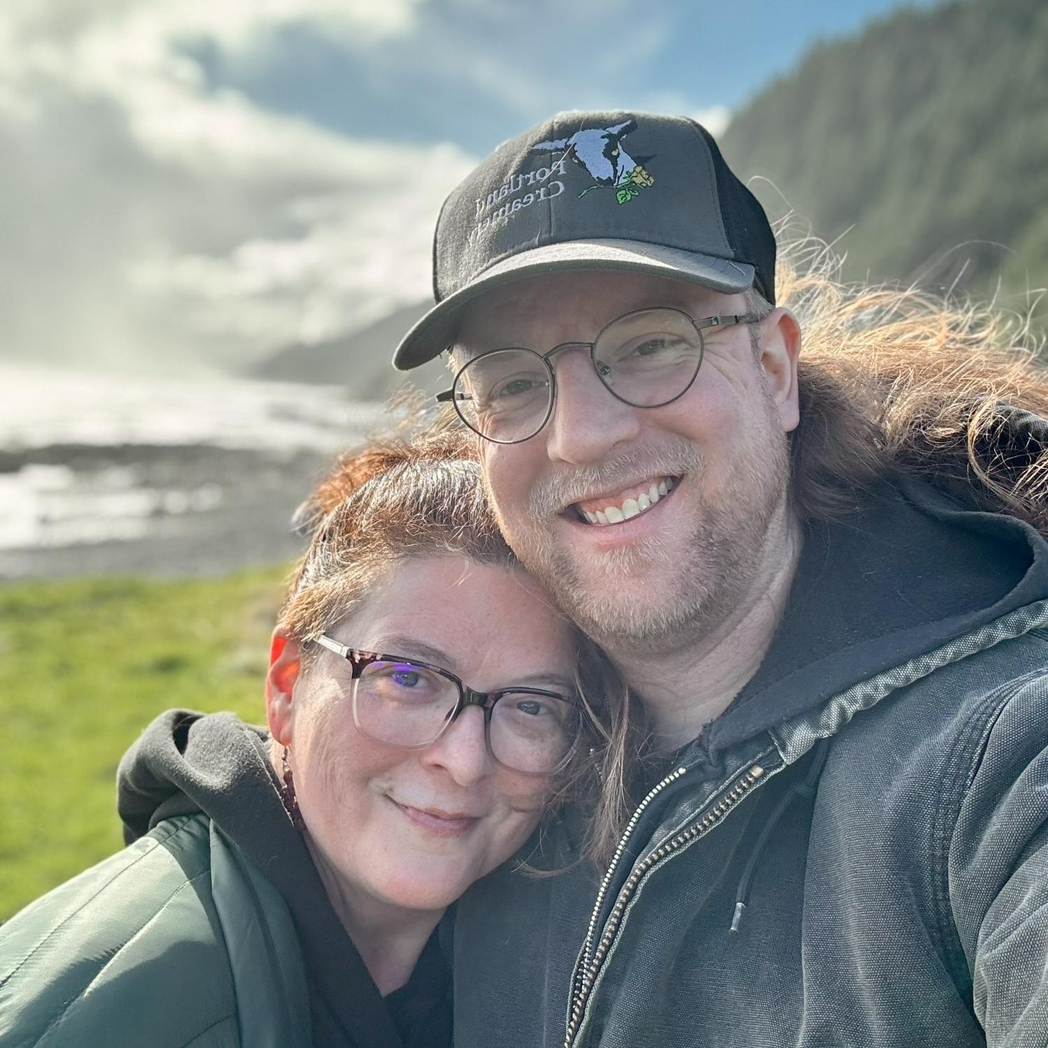The beach is our happy place.