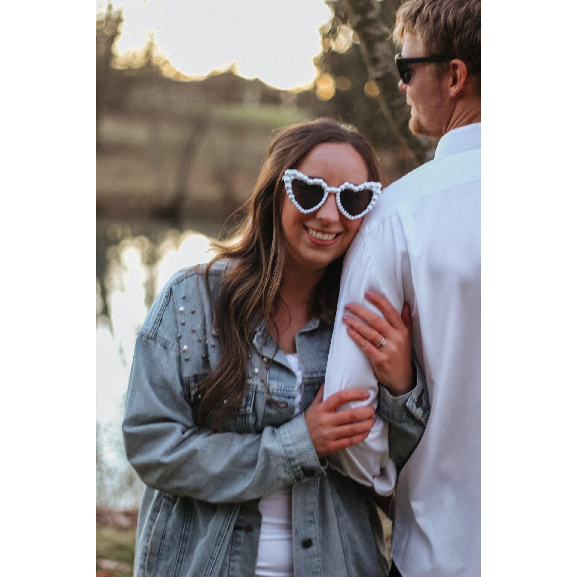 "Save the date" photoshoot