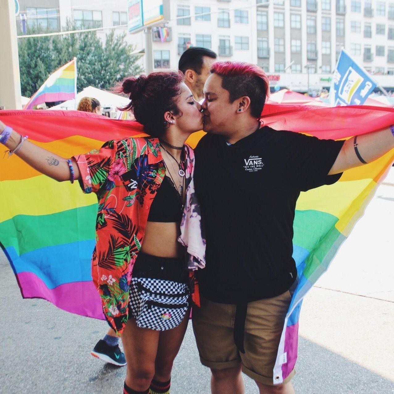 We went to Pride together and celebrated LOVE!