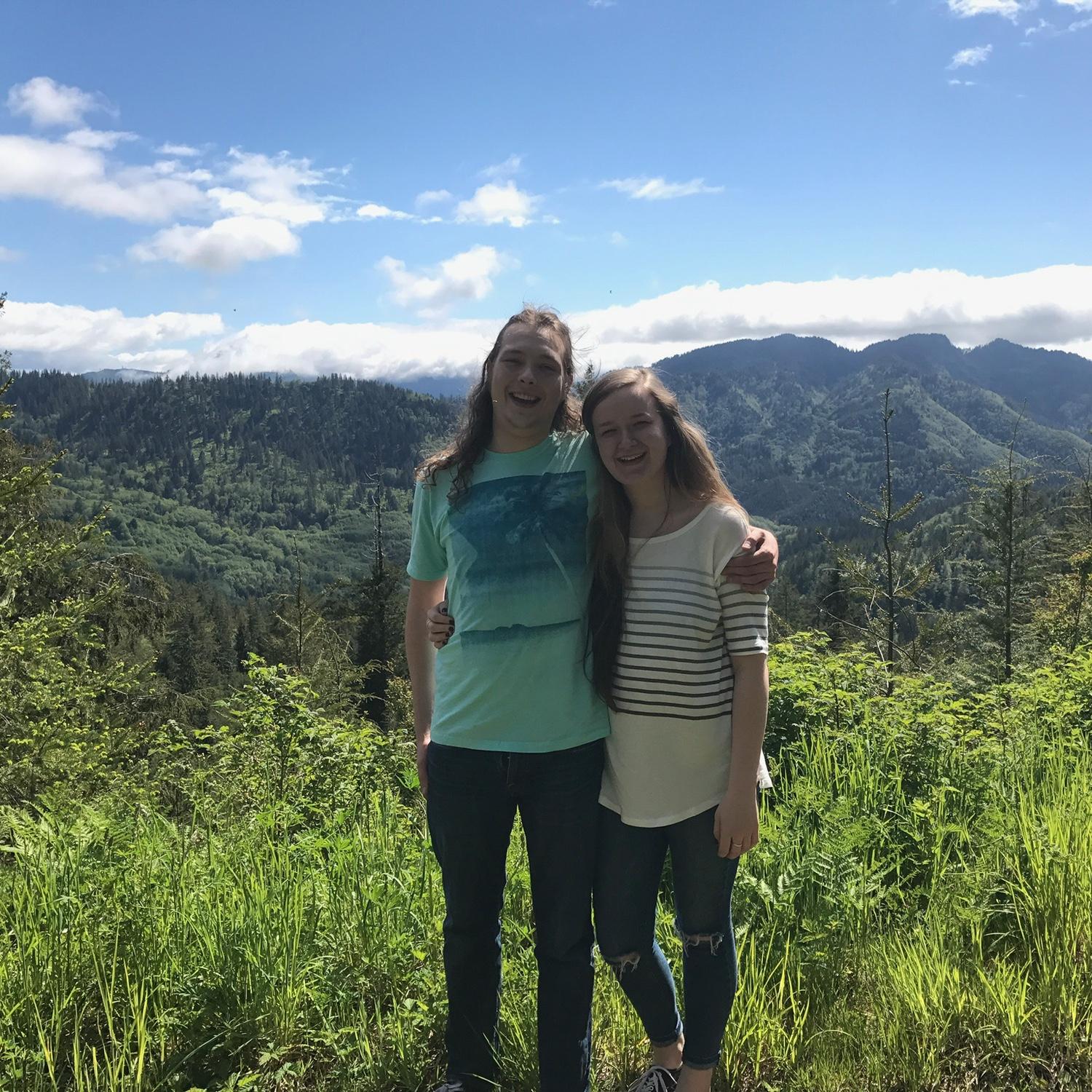 We have always loved to camp with friends and explore the PNW. We also had some great hair!
