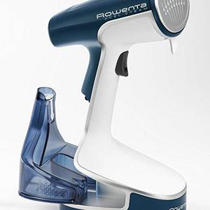 Rowenta DR8080 X-Cel Steam Powerful Handheld Garment and Fabric Steamer Stainless Steel Soleplate with Accessories, 1500-Watt, Blue