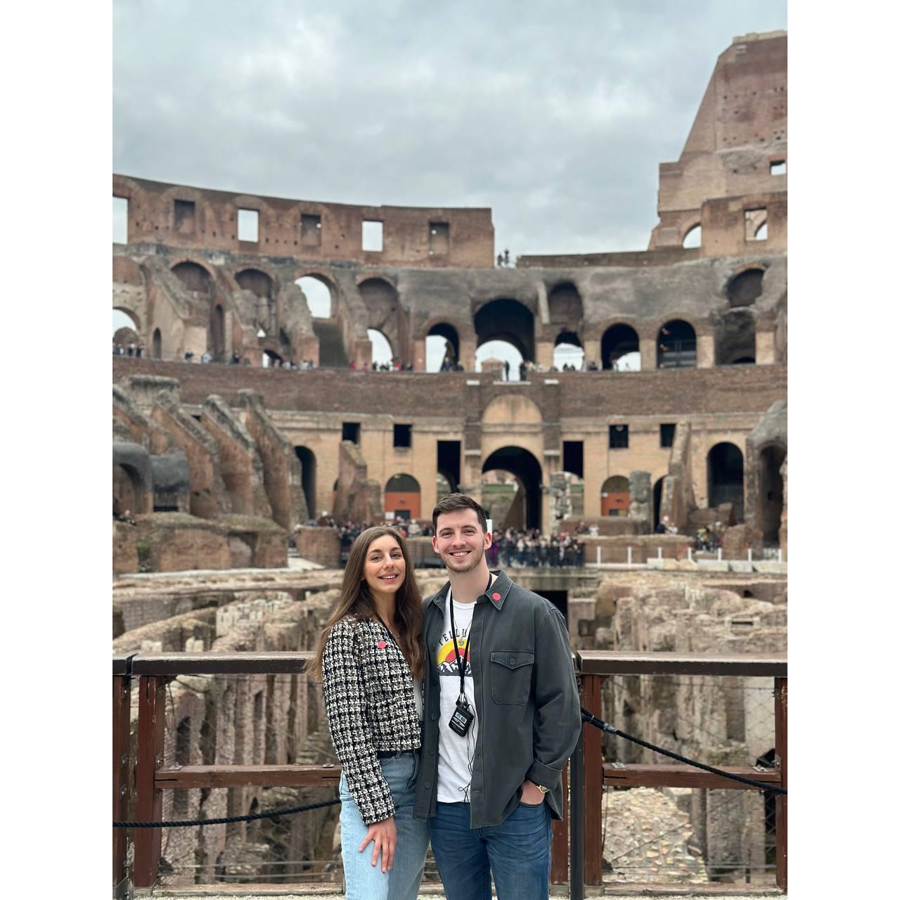December 29, 2023 Celebrating the arrival of 2024 in Rome.