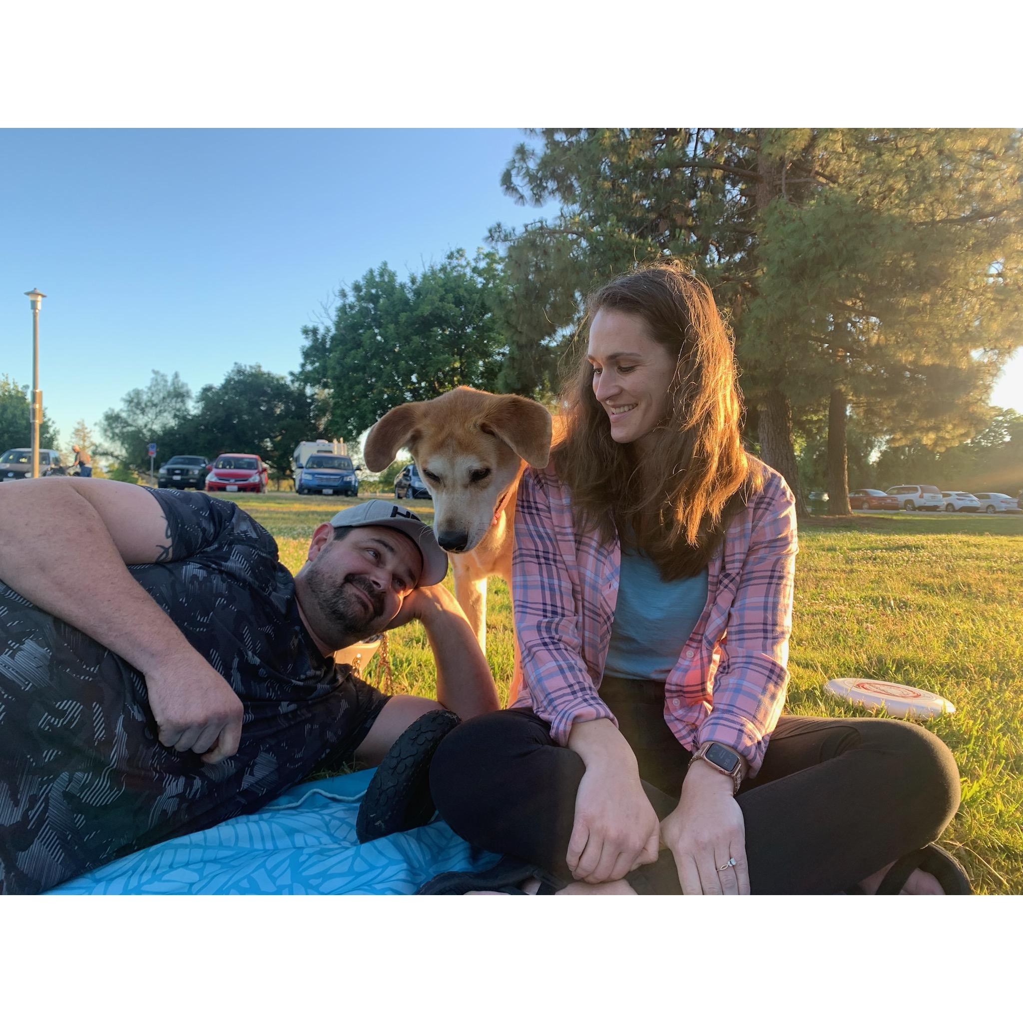 Lilly could not be happier to be getting a new mama. She has been stealing attention from both of us for our entire relationship and is SO adorable.