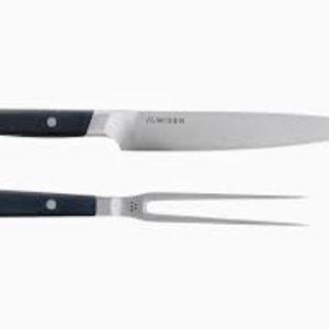 Misen Carving Set - Carving Knife and Carving Fork Black