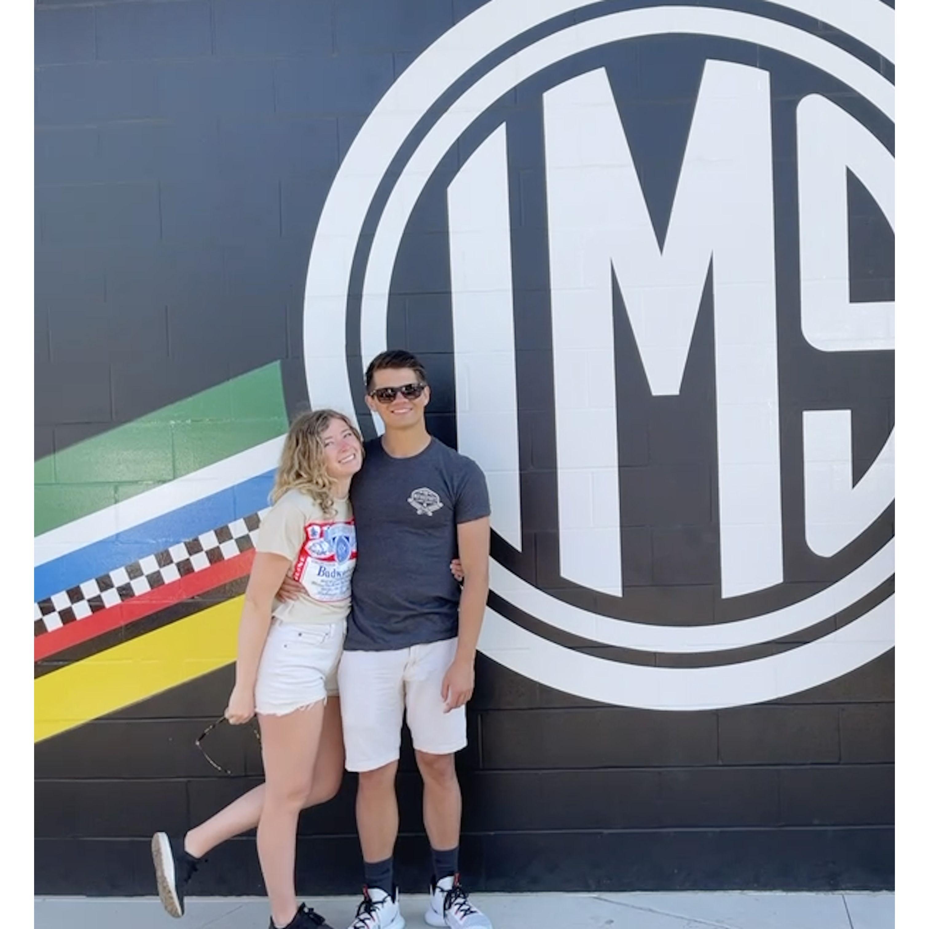Ryann's first time at the Indy 500!