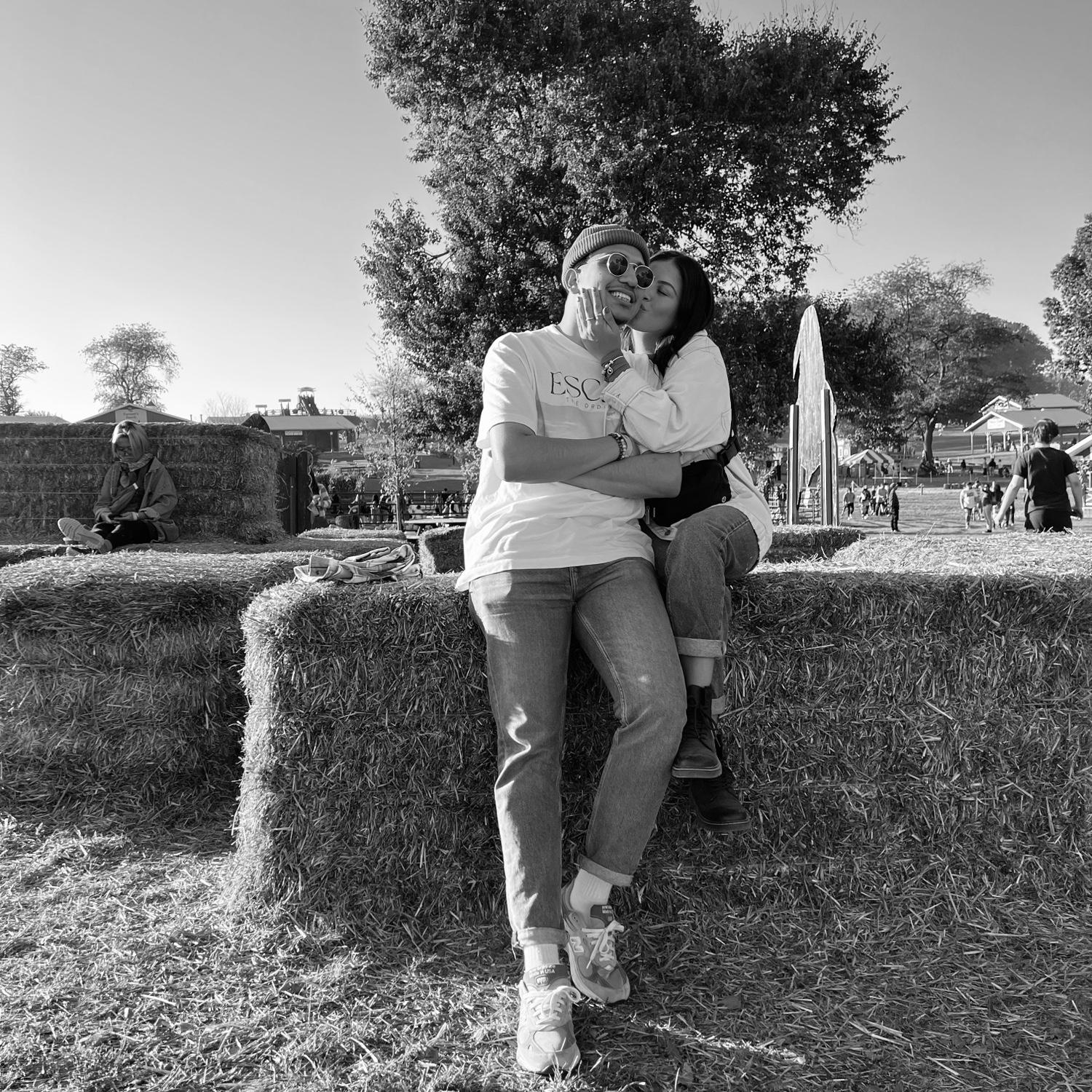 our first pumpkin patch trip. picture taken by the twins🤍