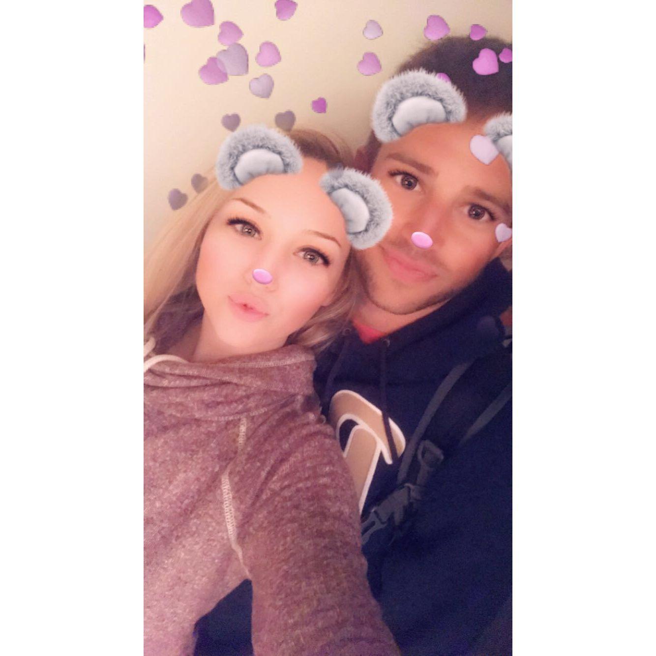 2017 our first snapchat selfie