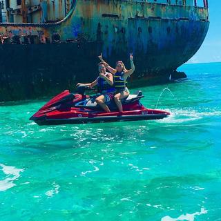 Ghost Freighter Jet Ski Seafari Tour for 2 - Leeward Settlement, Turks & Caicos