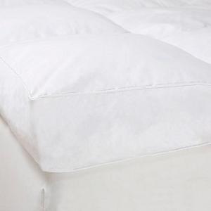Nottingham Home 4-Inch Gusset Down Featherbed King Mattress Topper
