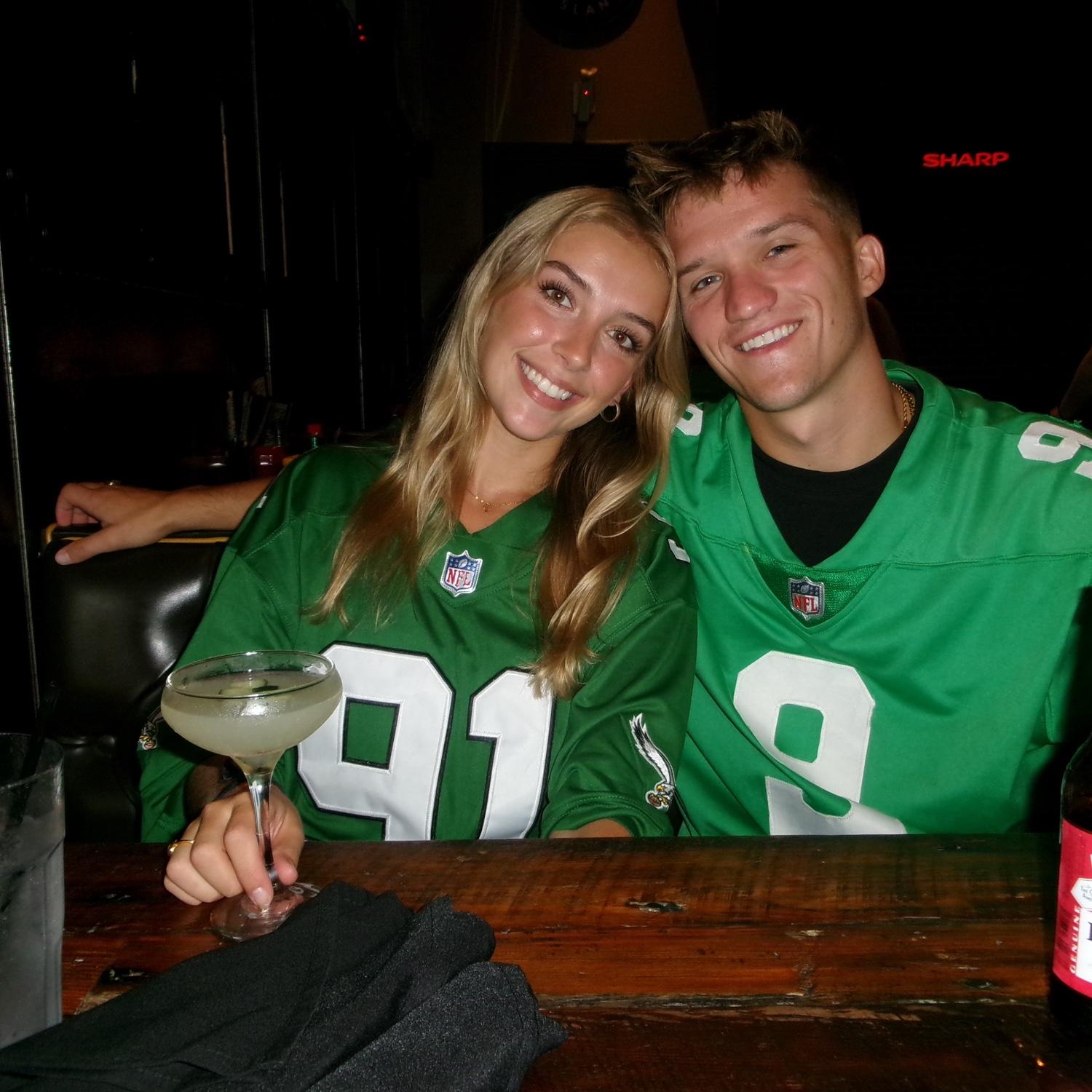 Eagles game in Savannah, Georgia. GO BIRDS!