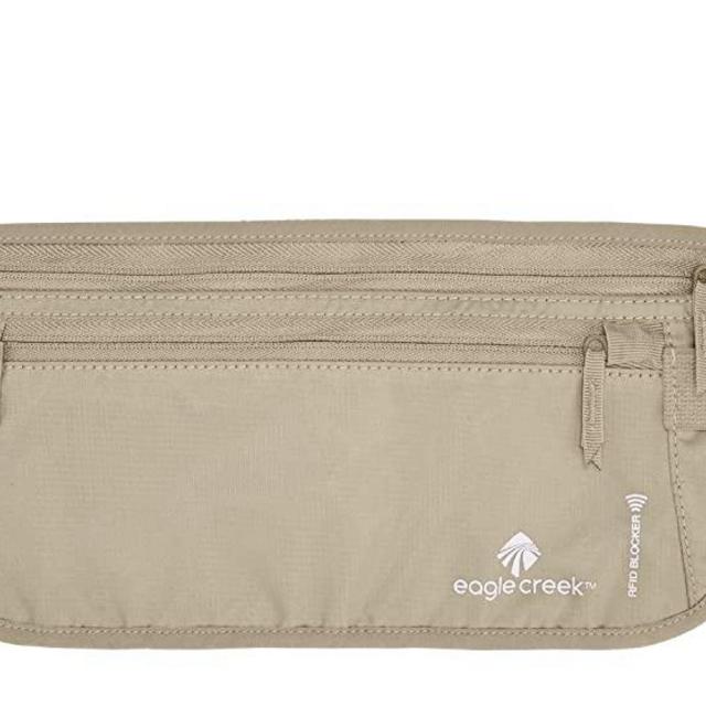 Eagle Creek Travel Gear RFID Blocker Money Belt DLX, Tan, One Size