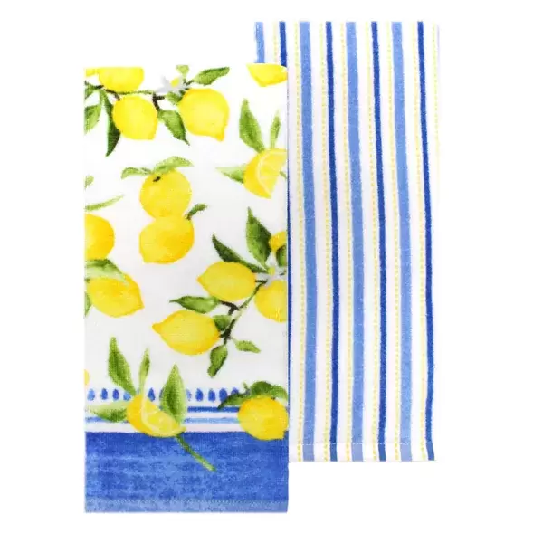 Food Network™ Striped Lemon Kitchen Towel 2-pk.