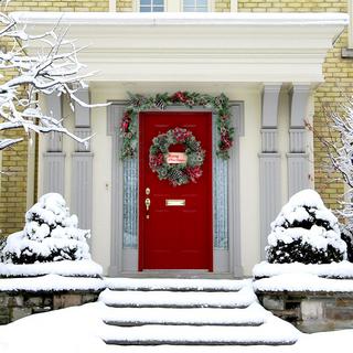 Christmas Lightly Frosted Garland