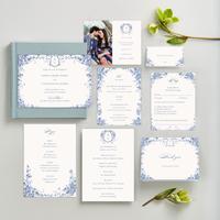 Hattaway | Dark Cobalt | Zola Wedding Place Cards