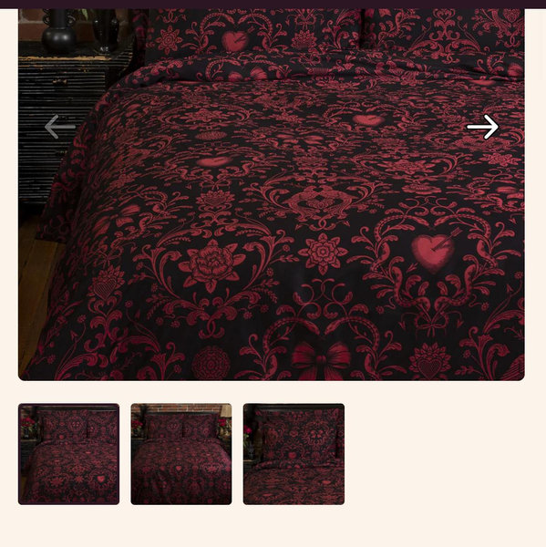 Love Bound Duvet Cover - Ink