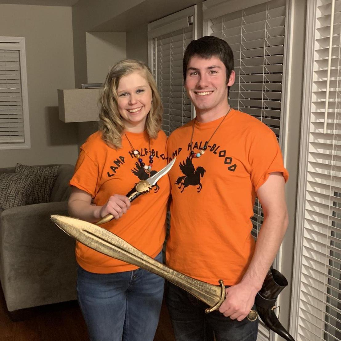Halloween 2020 Percy Jackson and Annabeth Chase