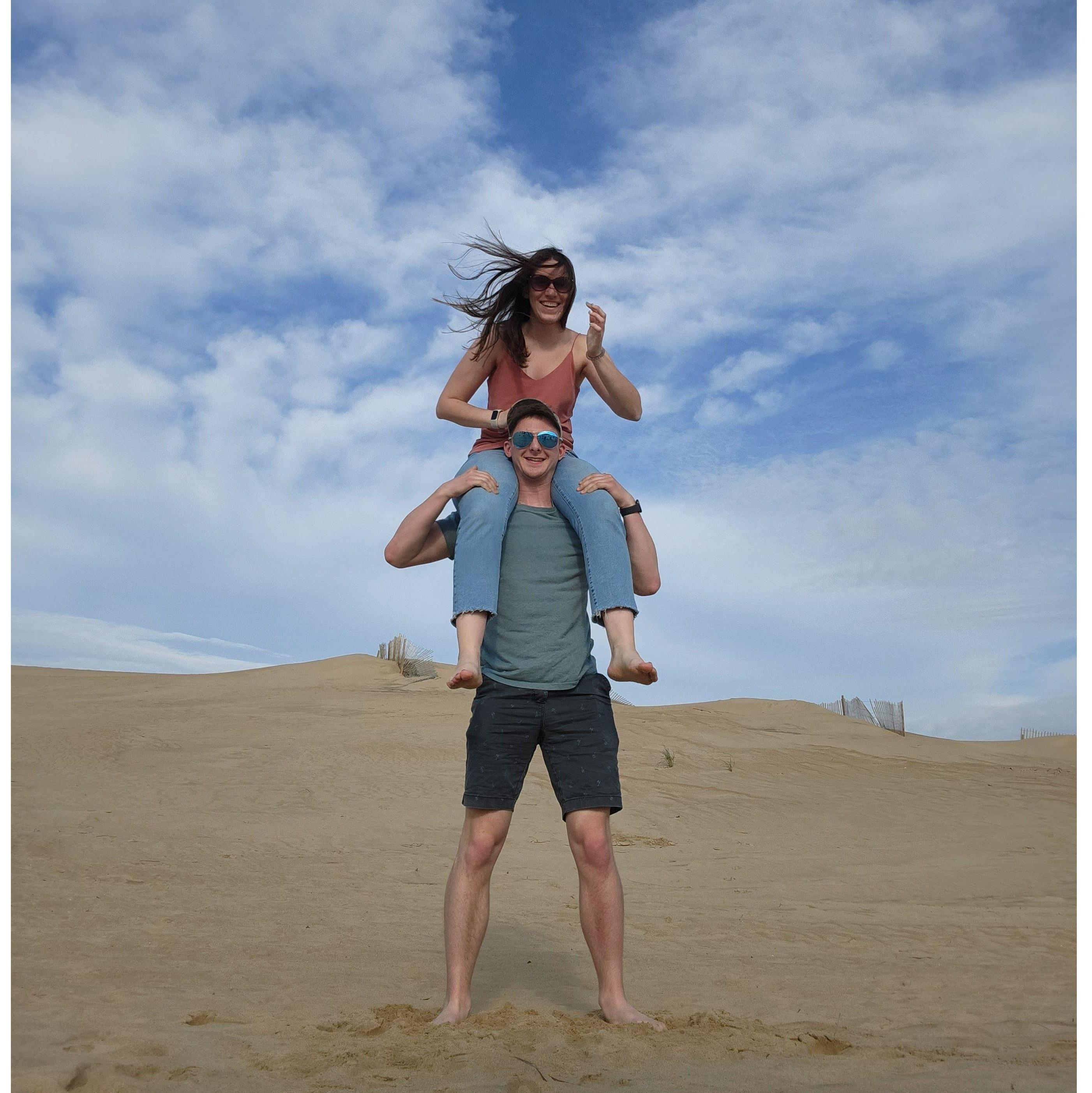 Jockey Ridge Sand Dunes in North Carolina