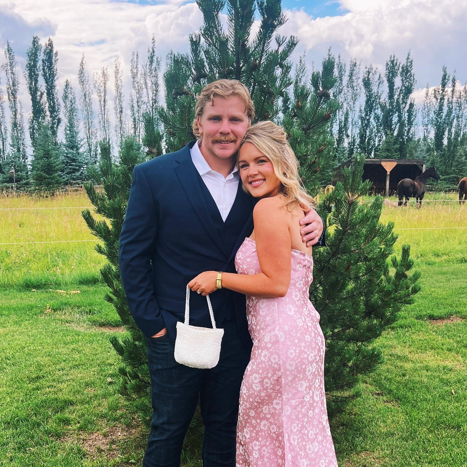 Celebrating a friends wedding