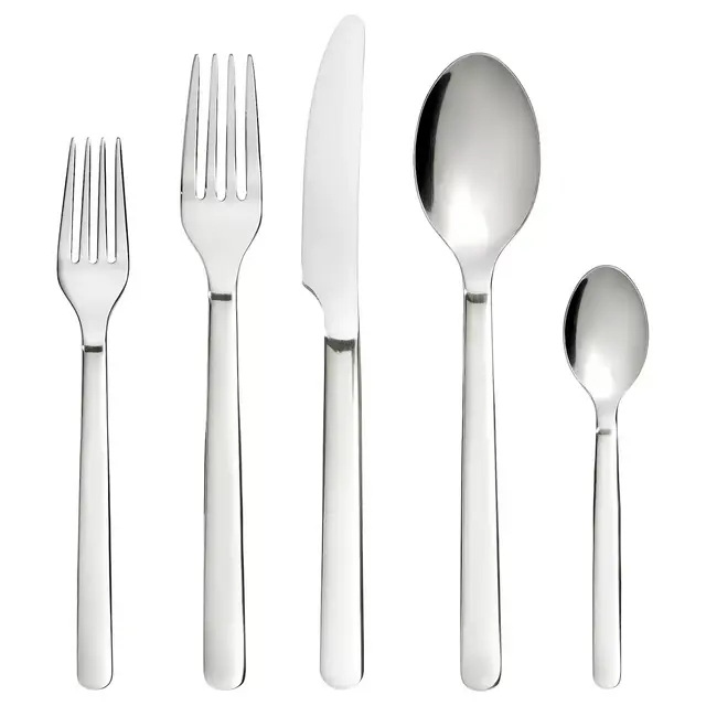 20-piece flatware set, stainless steel