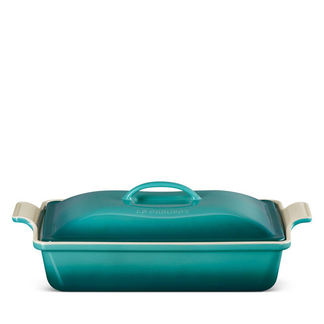 Le Creuset Stoneware 4 Quart Covered Rectangular Casserole