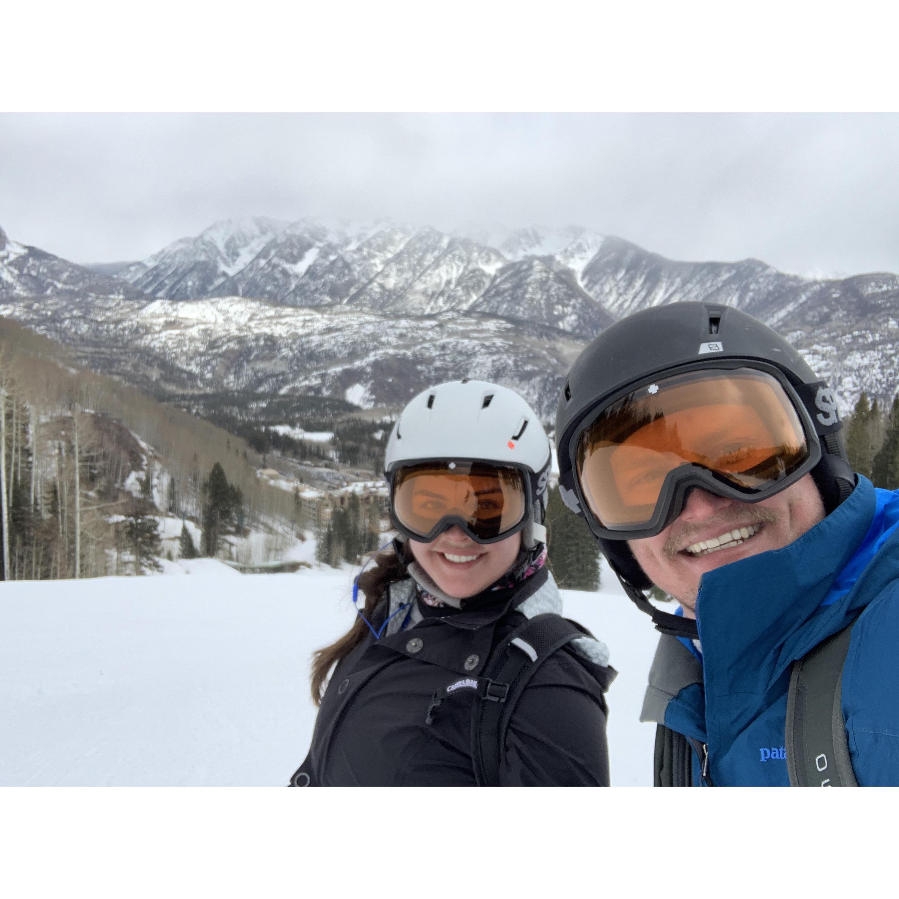 Skiing in Purgatory