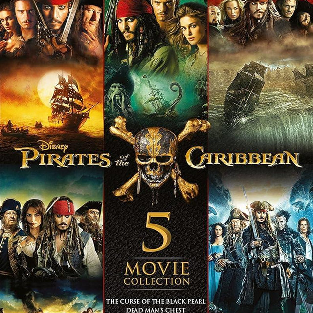Walt Disney Home Entertainment, Pirates of the Caribbean 1-5 [Blu-ray]