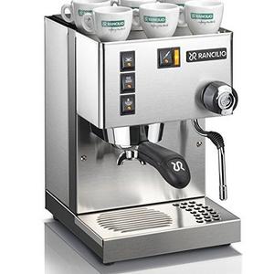 Rancilio Silvia Espresso Machine with Iron Frame and Stainless Steel Side Panels, 11.4 by 13.4-Inch