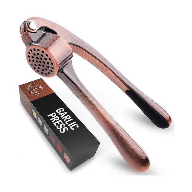 Garlic Press with Soft Easy-Squeeze Ergonomic Handle