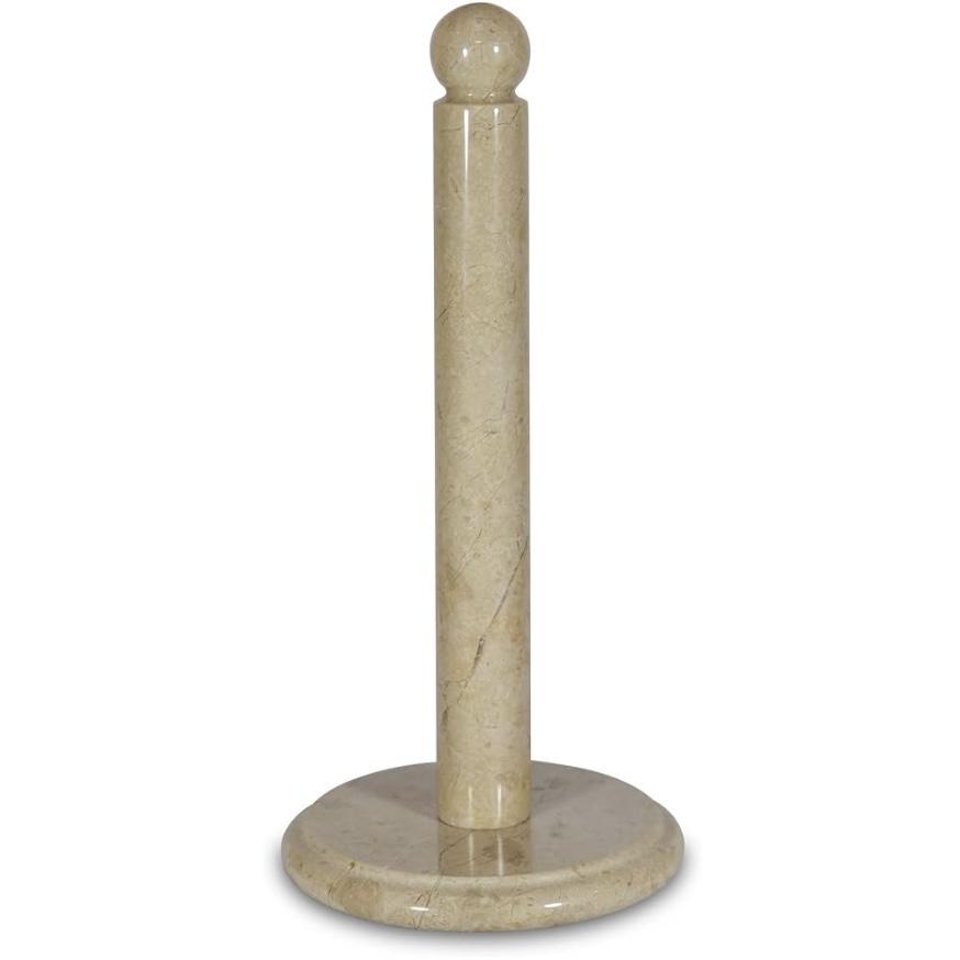 Luxury Handmade Beige Marble Paper Towel Holder Stand for Kitchen Countertop, Dining Table, Cabinet, Bathrooms & Housew 12.5x6x6 2021 PTH