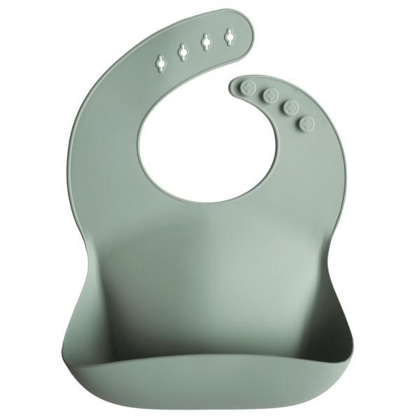 Silicone Baby Bib (Cambridge Blue)