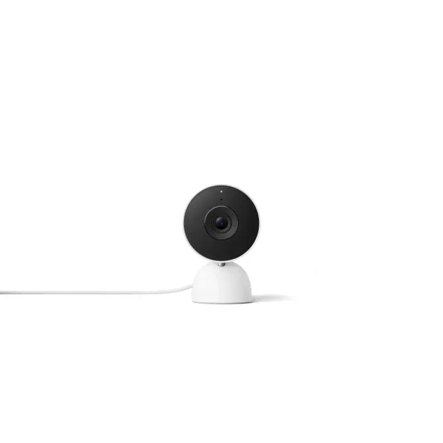 Google Nest Cam Indoor - Indoor Security Camera with 2K Video - Works with Google Home - With Gemini - Snow