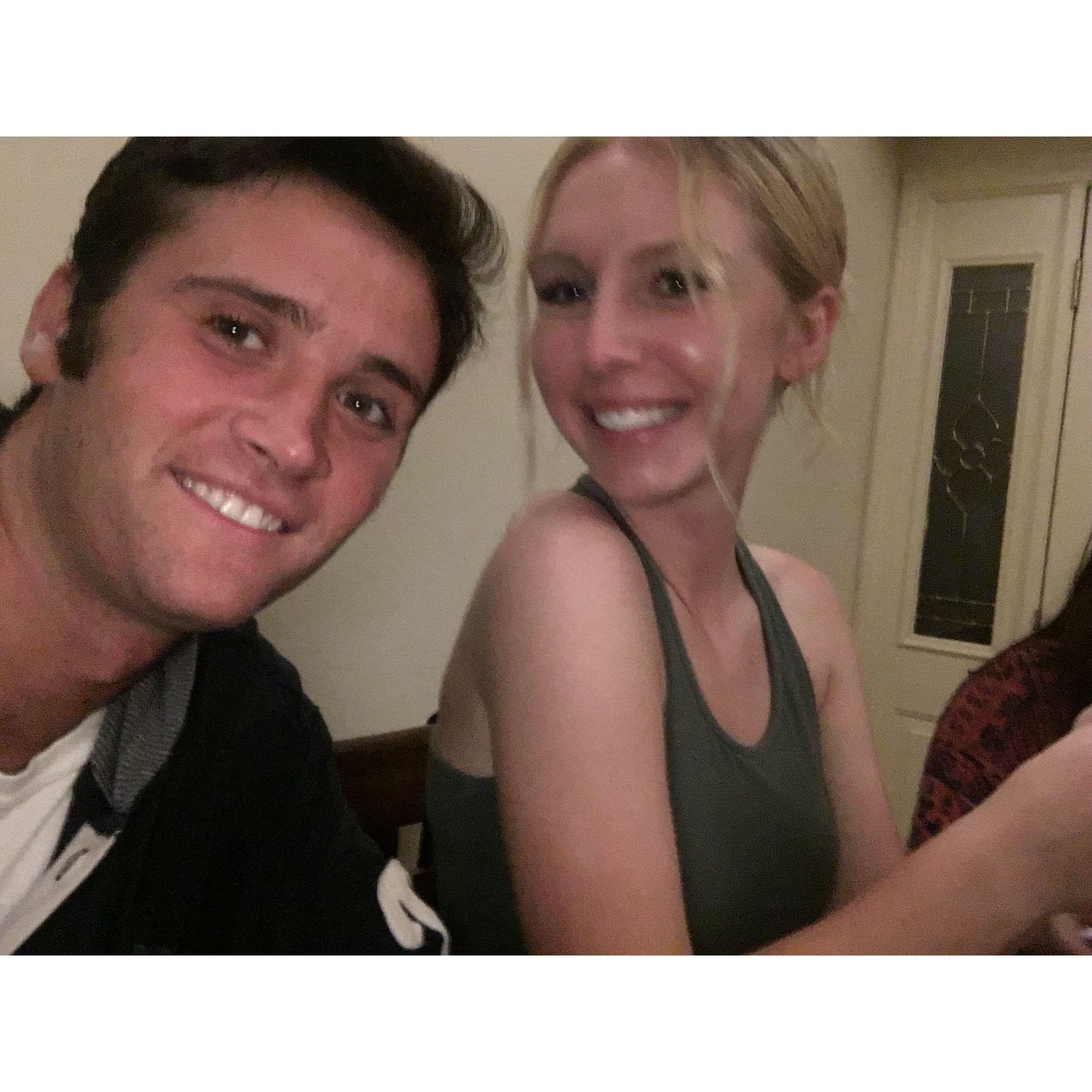 Our first selfie together! 7/15/2017