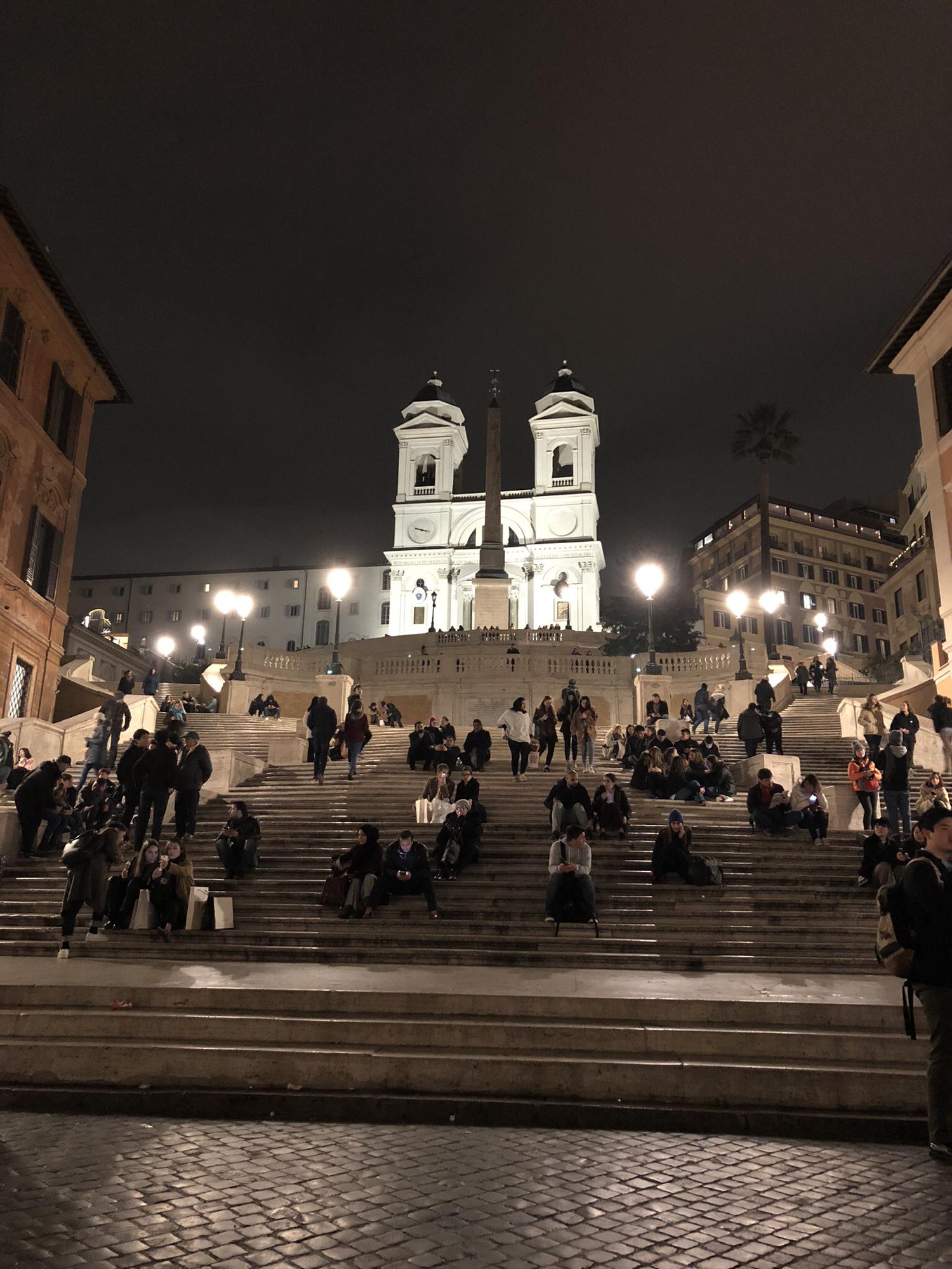 The famous Spanish Steps