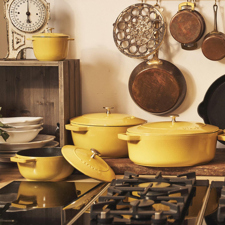 Staub, Cast Iron Wide Oval Dutch Oven | Zola