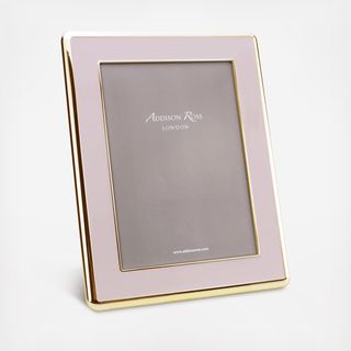 Enamel Gold Curve Photo Frame