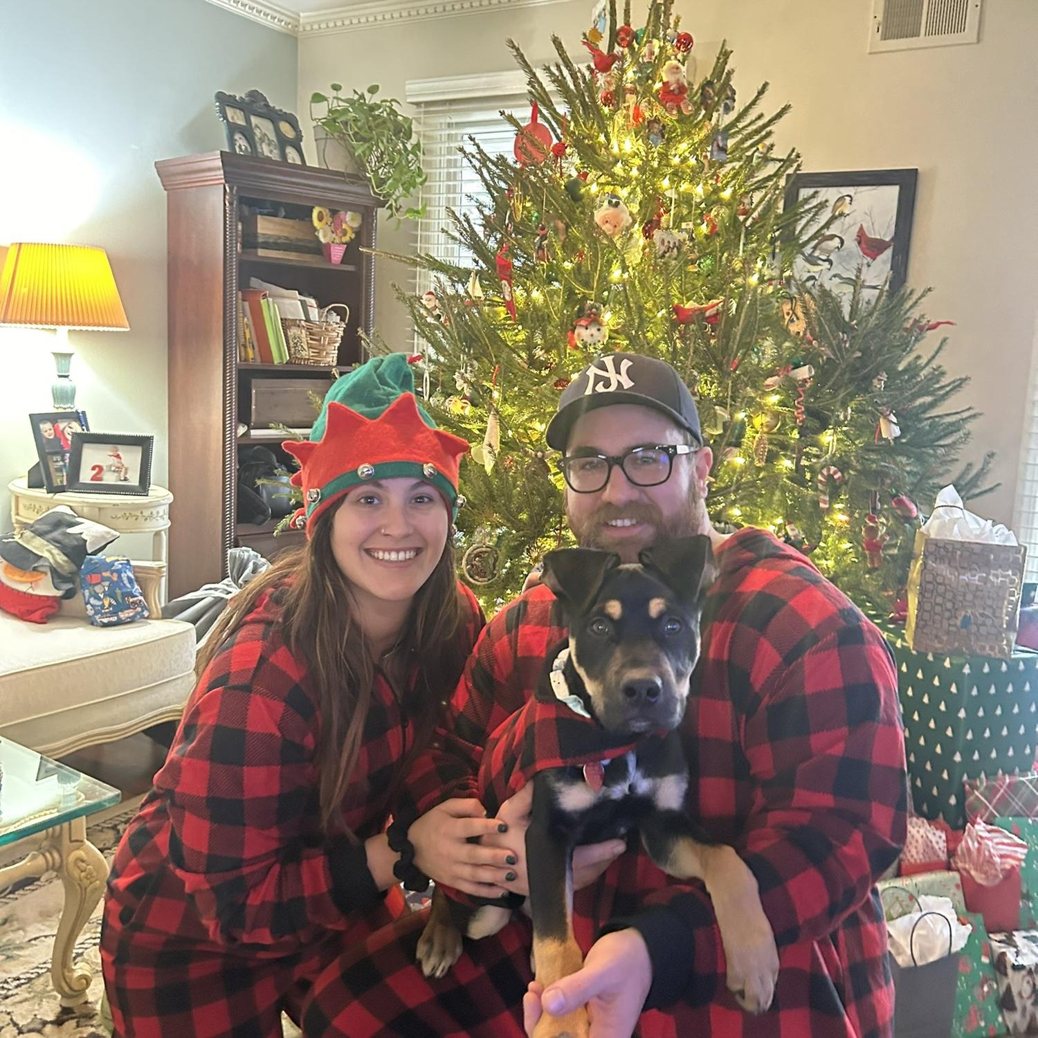 Family Christmas photo! (minus our two girl pops who were holding down the fort in Oregon)