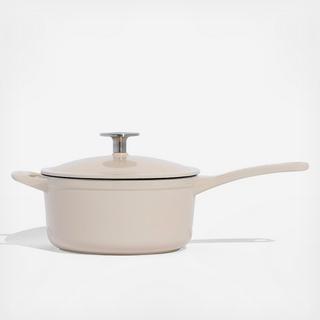 Enameled Cast Iron Saucepan