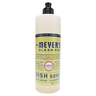 Mrs. Meyer's Clean Day Liquid Dish Soap Lemon Verbena - 16oz Bottle