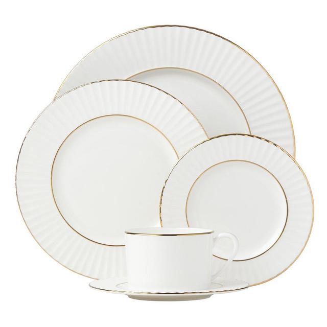 Citation Gold and White™ 5-piece Place Setting