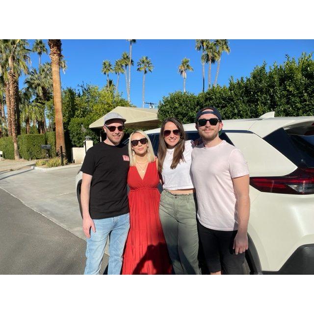 Right before Peter and Annette got engaged in Palm Springs!